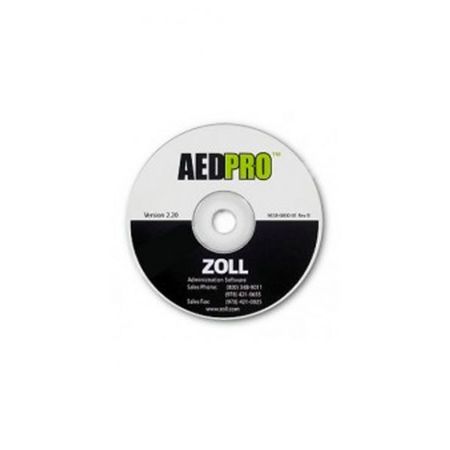 ZOLL CD-ROM, ADMINISTRATION SOFTWARE (ZAS), AED PRO 8000-0843-01